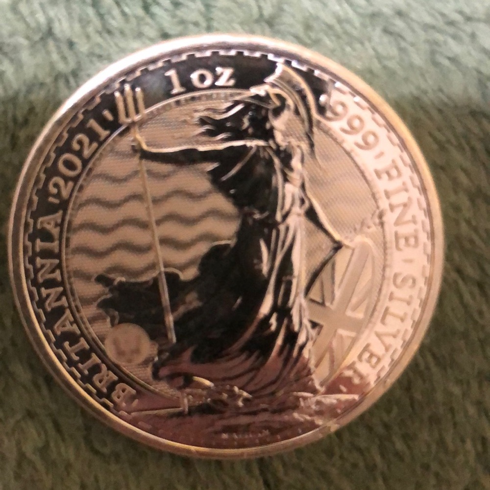 1 Troy oz .999 fine silver